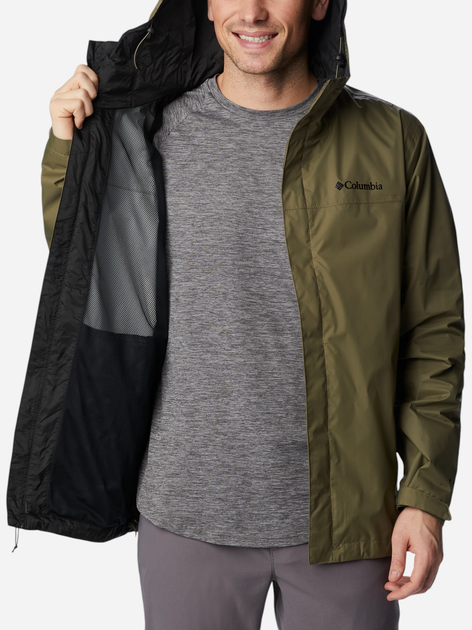 Спортивна вітровка чоловіча Columbia Watertight II Jacket 1533898399 XL Оливкова (195981070491) - зображення 5