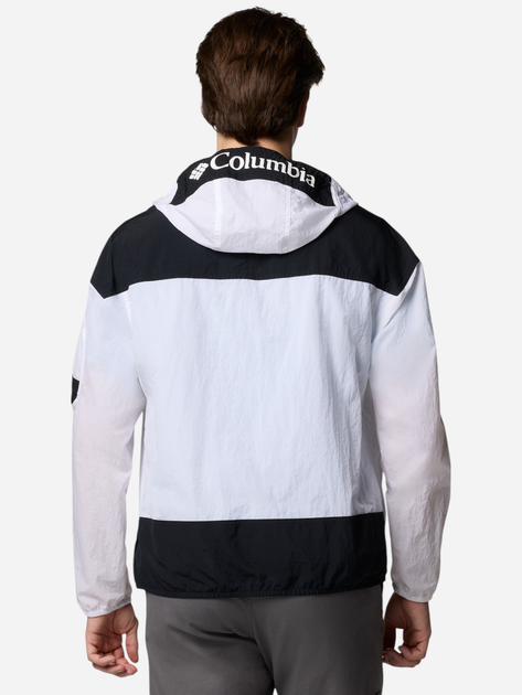 Спортивна вітровка чоловіча Columbia Challenger II Windbreaker 2071553100 L Білий/Чорний (195982333144) - зображення 2