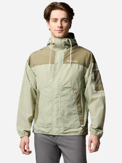 Спортивна вітровка чоловіча Columbia Challenger II Windbreaker 2071553348 XL Світло-оливкова (195982330860) - зображення 1