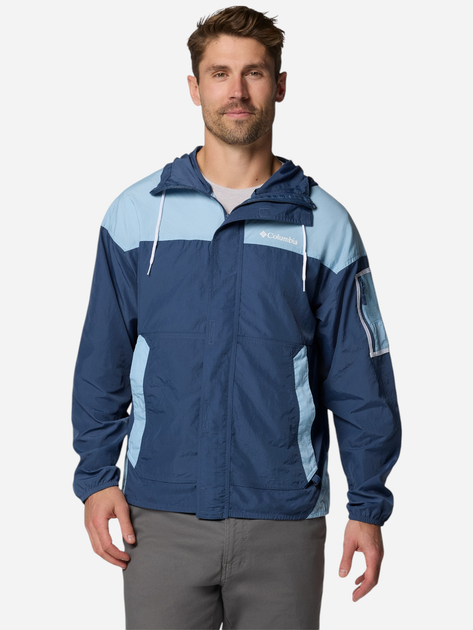 Спортивна вітровка чоловіча Columbia Challenger II Windbreaker 2071553478 XL Синя (195982330976) - зображення 1