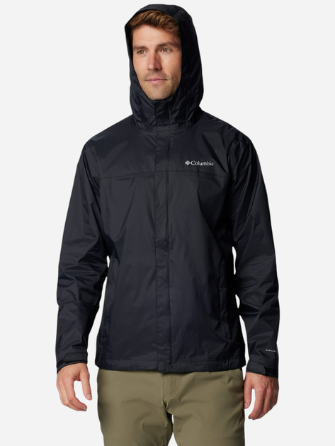 Kurtka wiatrówka męska sportowa Columbia Watertight II Jacket 1533898012 L Czarna (195981070392) - obraz 4
