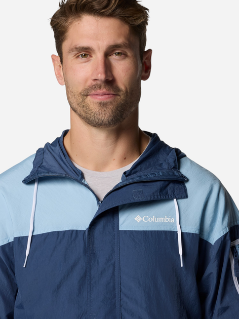 Kurtka wiatrówka męska sportowa Columbia Challenger II Windbreaker 2071553478 2XL Niebieska (195982330969) - obraz 5