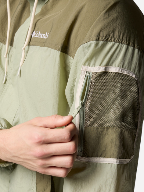 Kurtka wiatrówka męska sportowa Columbia Challenger II Windbreaker 2071553348 XL Jasnooliwkowa (195982330860) - obraz 7