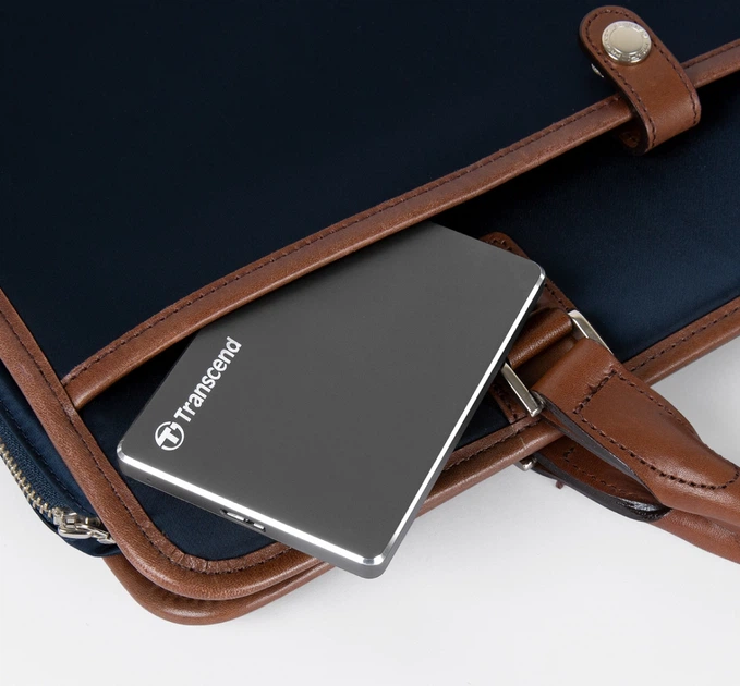 Жорсткий диск Transcend StoreJet 25C3 1TB 5400rpm TS1TSJ25C3N 2.5" USB 3.0 External Iron Gray - зображення 7