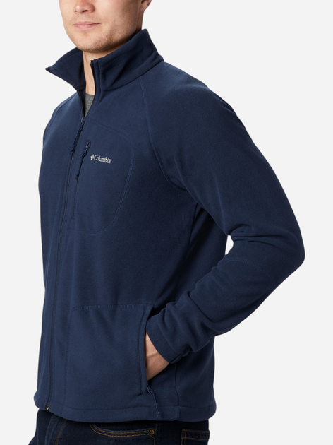 Толстовка на блискавці чоловіча Columbia Fast Trek II Full Zip Fleece 1420421468 M Темно-синя (193553188179) - зображення 3