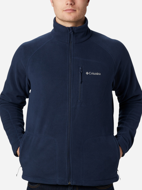 Толстовка на блискавці чоловіча Columbia Fast Trek II Full Zip Fleece 1420421468 M Темно-синя (193553188179) - зображення 4