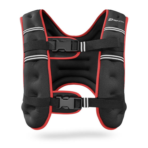 Жилет-утяжелитель Hop-Sport HS-005WW 5 кг для фитнеса тренировок бега силовых упражнений - Фото 4 Жилет-утяжелитель Hop-Sport HS-005WW 5 кг для фитнеса тренировок бега силовых упражнений - изображение 4