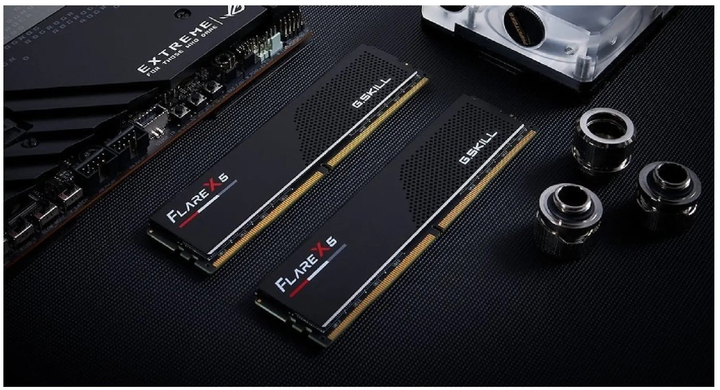 Оперативная память G.Skill DDR5-6400 32768MB PC5-51200 (Kit of 2x16384MB) Flare X5 Black (F5-6400J3240G16GX2-FX5) - изображение 4
