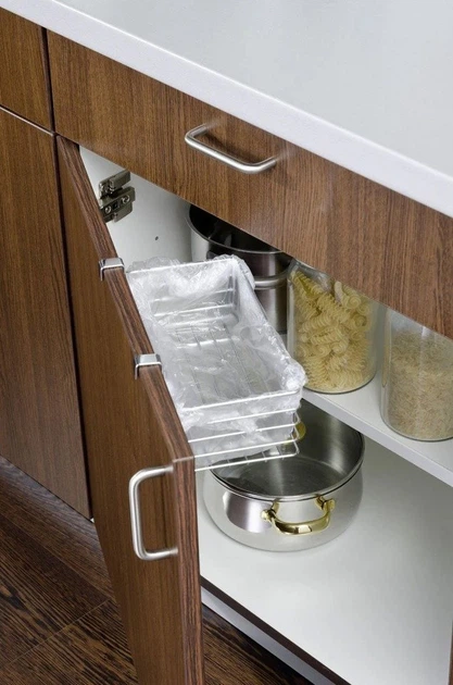 Półka kuchenna Wenko na drzwi pod zlewozmywak srebrna (4008838234501) - obraz 6