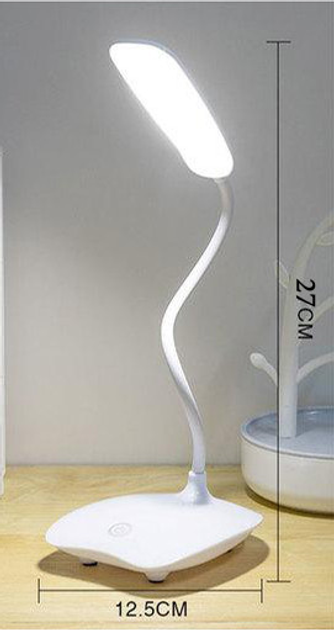 Led лампа настольная с аккумулятором гибкая ножка высота 27см, 14 ...
