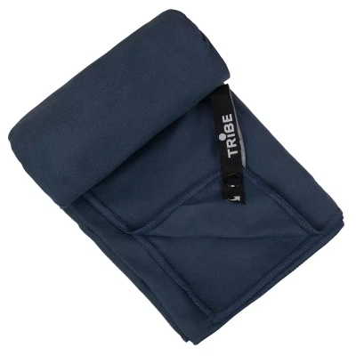 Туристическое полотенце Tribe з мікрофібри в чохлі Pocket Towel 60х120 L Navy (T-LC-0001-L-navy) - изображение 4