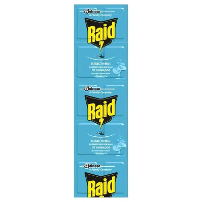 Пластины для фумигатора Raid Эвкалипт 10 шт. (4823002005639) - Фото 1 Пластины для фумигатора Raid Эвкалипт 10 шт. (4823002005639) - изображение 1