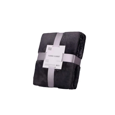 Плед Ardesto Flannel темно-сірий, 160х200 см (ART0210SB) - Фото 1 Плед Ardesto Flannel темно-сірий, 160х200 см (ART0210SB) - зображення 1