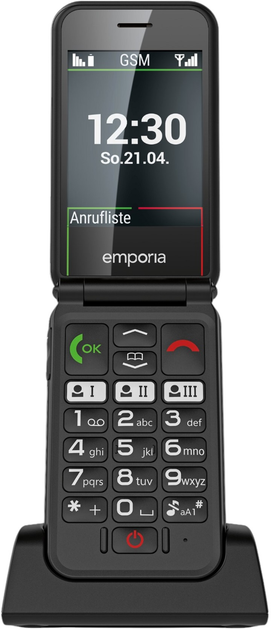 Мобільний телефон Emporia SIMPLICITYglam Black (V227_001_B) - зображення 5