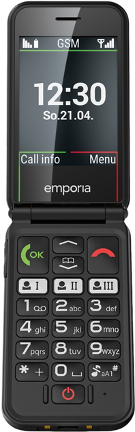 Мобільний телефон Emporia SIMPLICITYglam Black (V227_001_B) - зображення 7
