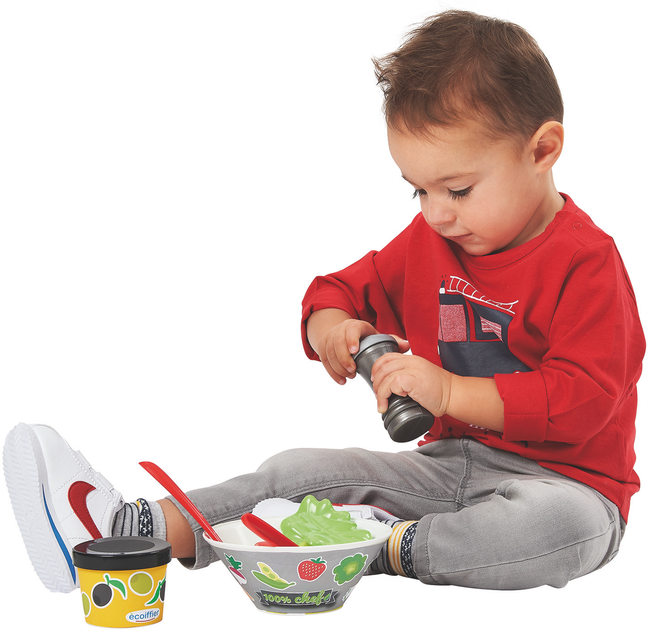 Zestaw zabawkowy Ecoiffier 100% Chef Zestaw z suszarką do sałaty 21 el (3280250025795) - obraz 3