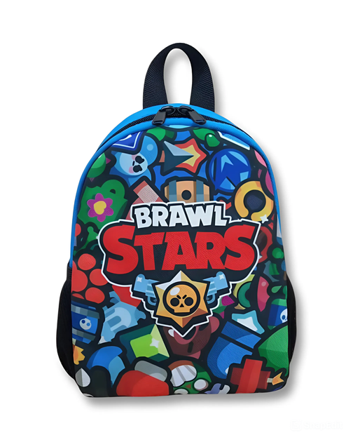 Дитячий рюкзак міні Бравл Старс 3-6 років, рюкзак дитячий Brawl Stars - Фото 1 Дитячий рюкзак міні Бравл Старс 3-6 років, рюкзак дитячий Brawl Stars - зображення 1