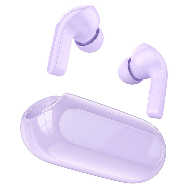 Бездротові навушники TWS HOCO EW39 Bright, ENC, Purple (6931474794611) - изображение 3