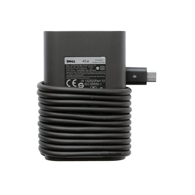 Блок живлення (зарядка) для ноутбука Dell 45W (5V/20V - 2A/2.25A Type-C) USB-C коннектор LA45NM150 0HDCY5 Оригінал, 45W, 2A, 2.25A, USB Type-C - Фото 2 Блок живлення (зарядка) для ноутбука Dell 45W (5V/20V - 2A/2.25A Type-C) USB-C коннектор LA45NM150 0HDCY5 Оригінал, 45W, 2A, 2.25A, USB Type-C - зображення 2