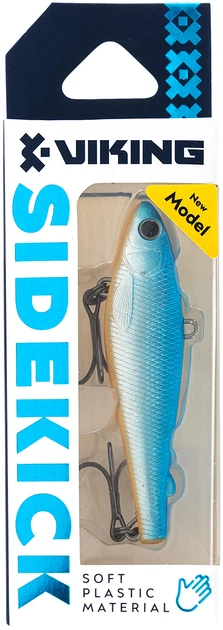 Воблер Viking Fishing Sidekick VIB силикон 70 мм 22 г №05 Blue Back Minnow (19190302) - изображение 2