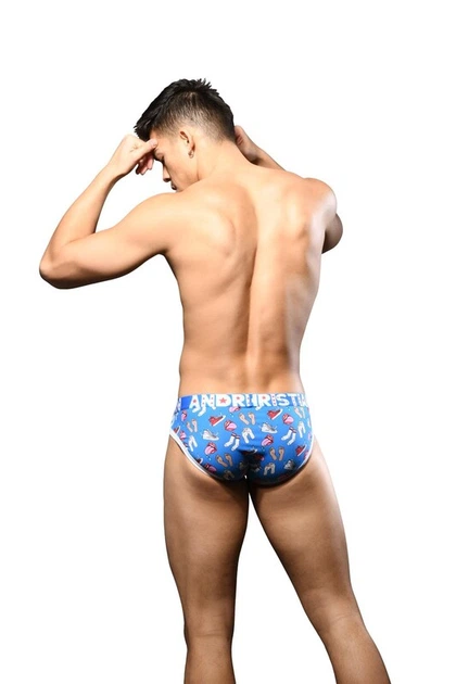 Трусы брифы мужские Andrew Christian 04-1575 M цвет голубой - Фото 6 Трусы брифы мужские Andrew Christian 04-1575 M цвет голубой - изображение 6