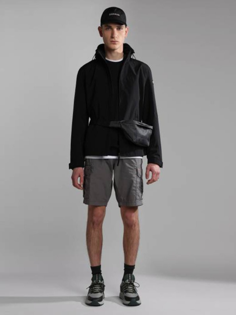 Bluza bez kaptura męska Napapijri Balis Crew Sum 2 NP0A4H890411 L Czarna (196011758907) - obraz 3