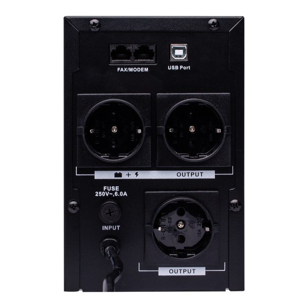 ДБЖ LogicPower LPM-UL1100VA (770Вт) лінійно-інтерактивний - зображення 4
