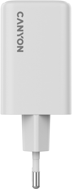 Ładowarka Canyon GaN USB Type-A QC4.0 18W 2xUSB-C PD 20/65W White (CNS-CUW65ACC) - obraz 5