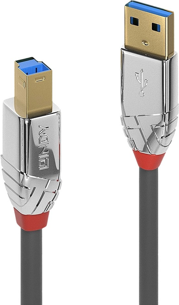 Кабель Lindy Cromo USB Type A to USB Type B 1 м (4002888366618) - зображення 1