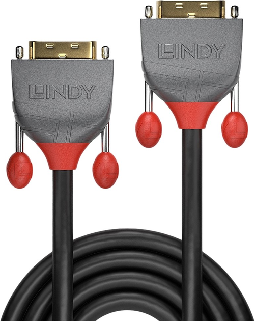 Кабель Lindy Anthra Line DVI-D to DVI-D 50 см (4002888362207) - зображення 2