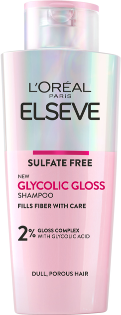 Шампунь L’Or?al Paris Elseve Glycolic Gloss Для надання блиску та пом’якшення волосся 200 мл від Rozetka на платформі USKIDKA Акція на Шампунь L’Or?al Paris Elseve Glycolic Gloss Для надання блиску та пом’якшення волосся 200 мл від Rozetka