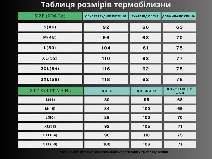 Термобілизна Vik-Tailor LVL 2 XXL - зображення 8