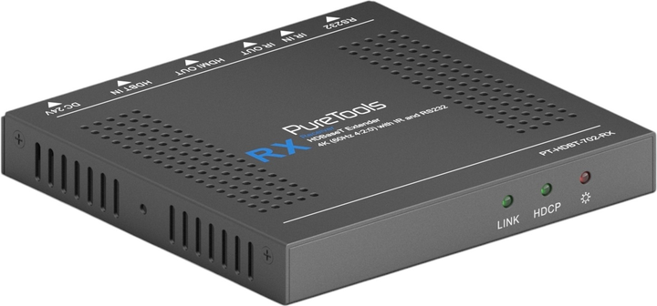 Odbiornik wideo PureLink PT-HDBT-702-RX 4K HDMI HDBaseT with PoH - obraz 1