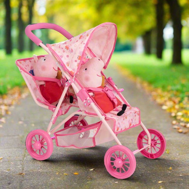 Wózek Peppa Pig dla bliźniąt (5050842402512) - obraz 4