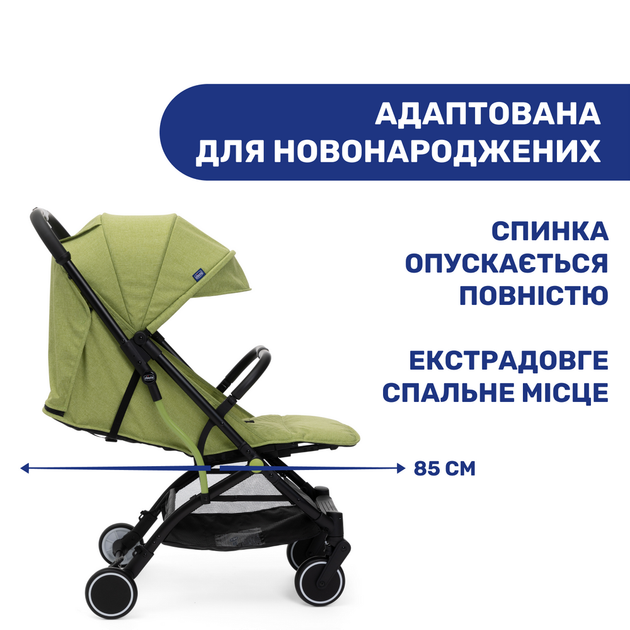 Коляска с системой сборки в тележку Chicco Trolley Me, зеленая - изображение 7