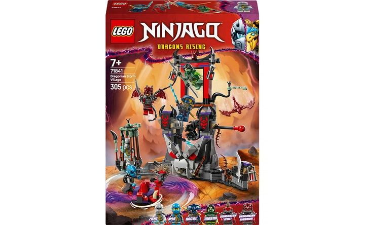 Конструктор LEGO Село драконячої бурі 305 деталей (71841