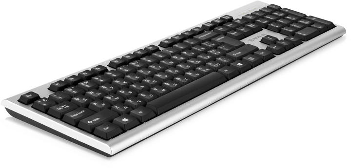 Клавиатура проводная Real-El 507 Standard USB Silver (EL123100046) - изображение 7