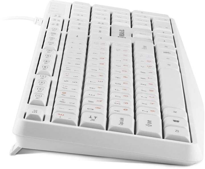 Клавіатура дротова Real-El RK-513 USB White (EL123100047) - зображення 3