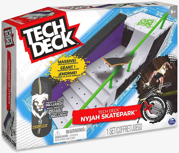 Ігровий набір іграшок Spin Master Tech Deck X-Connect Park Creator Nyjah Skatepark (778988332221) - зображення 1