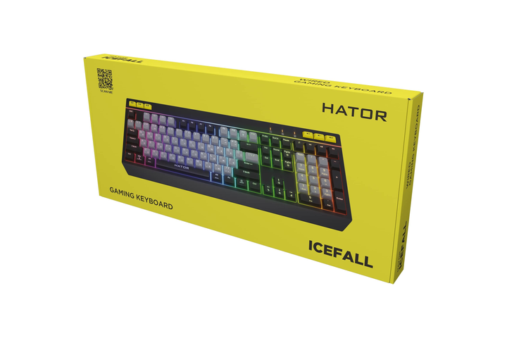 Клавиатура Hator Icefall черный (528968) - изображение 6