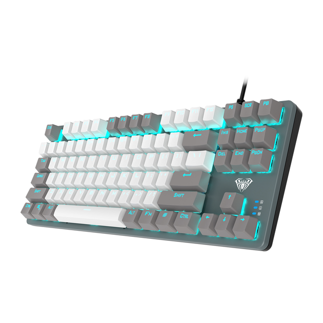Клавиатура Aula Mechanical F3287/keycap KRGD серый, белый (469244) - изображение 3