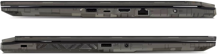 Ноутбук MSI Cyborg 15 A13V (A13VF-1634XUA) Translucent Black / 15.6" IPS Full HD 144 Гц / Intel Core i5-13420H / RAM 16 ГБ / SSD 512 ГБ / nVidia RTX 4060, 8 ГБ - зображення 9