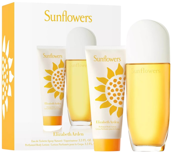 Набір для жінок Elizabeth Arden Sunflowers Туалетна вода 100 мл + Лосьйон для тіла 100 мл (85805244828/85805579746) - зображення 1