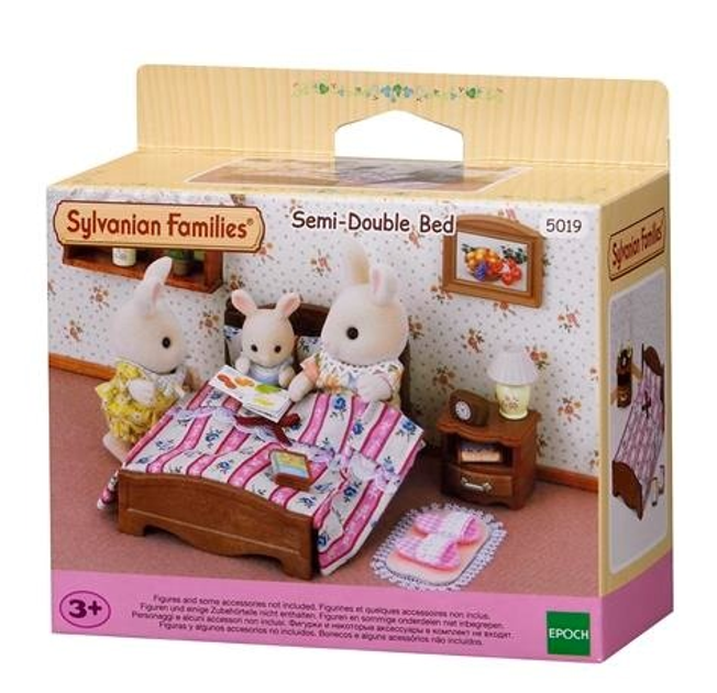 Zestaw Sylvanian Families Łóżko podwójne i akcesoria 5019 (5054131050194) - obraz 1