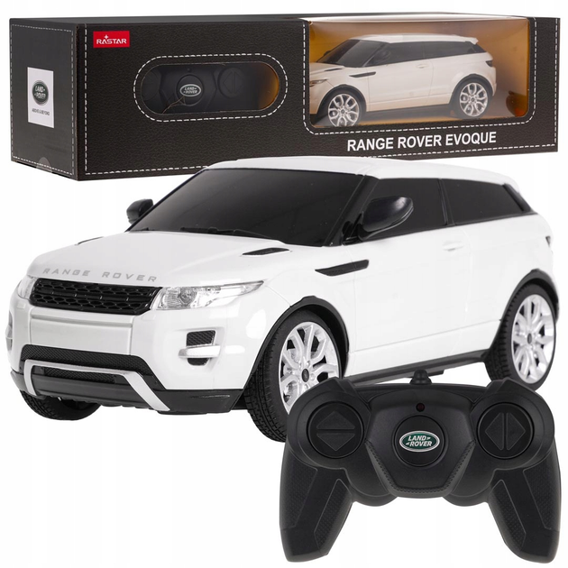 Pojazd Rastar Range Rover Evoque zdalnie sterowany 1:24 Biały (5903864944167) - obraz 1