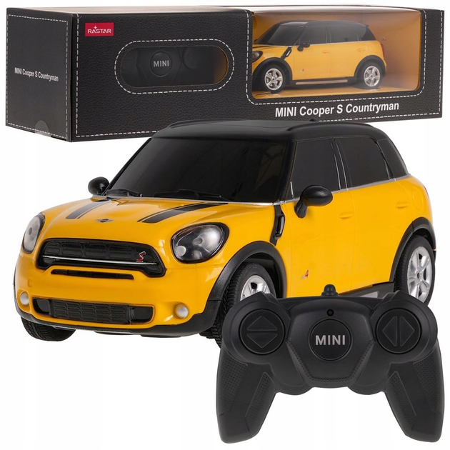 Машинка Rastar Mini Countryman на радіокеруванні 1:24 Yellow (5903864944204) - зображення 1