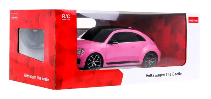 Pojazd Rastar Volkswagen Beetle zdalnie sterowany 1:14 Różowy (6930751313422) - obraz 1