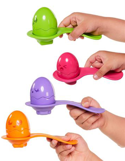 Zestaw-sorter Tomy Toomies Jajeczka z łyżeczkami (5011666730823) - obraz 6