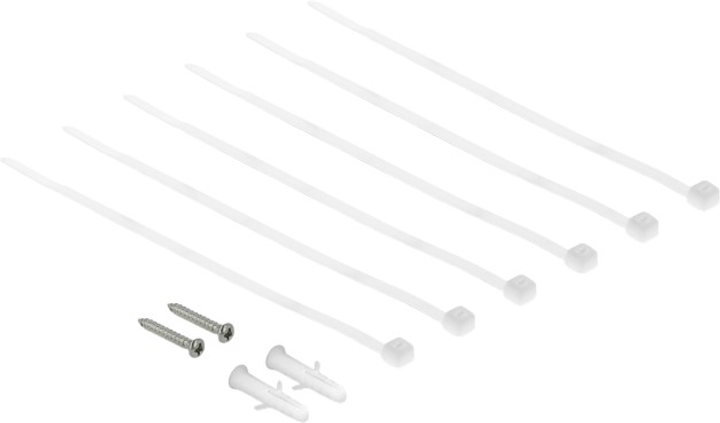Патч-панель Delock Mini Desktop Patchpanel 6 Port Cat.6A Gray (4043619880492) - зображення 6