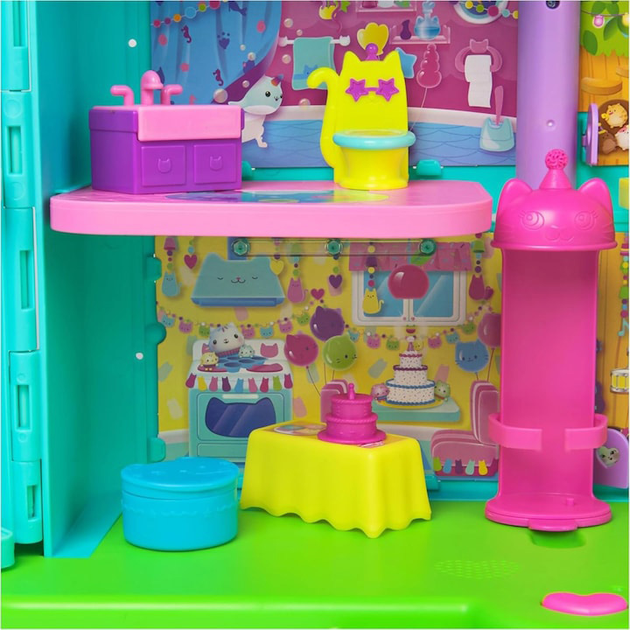 Zestaw Spin Master Gabi tęczowy dom z windą + figurka 9 cm (681147039674) - obraz 5